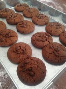 freshly baked cookies 